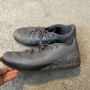 Nike Jordan ADG Golf Cleat Shoe Gunsmoke/Gold-Black Mens Size 13‎ AR7995 003